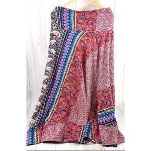 Women Maxi Skirt Gangotri Boho Hippie Ethnic Long Skirt Size M/L Elastic Waist